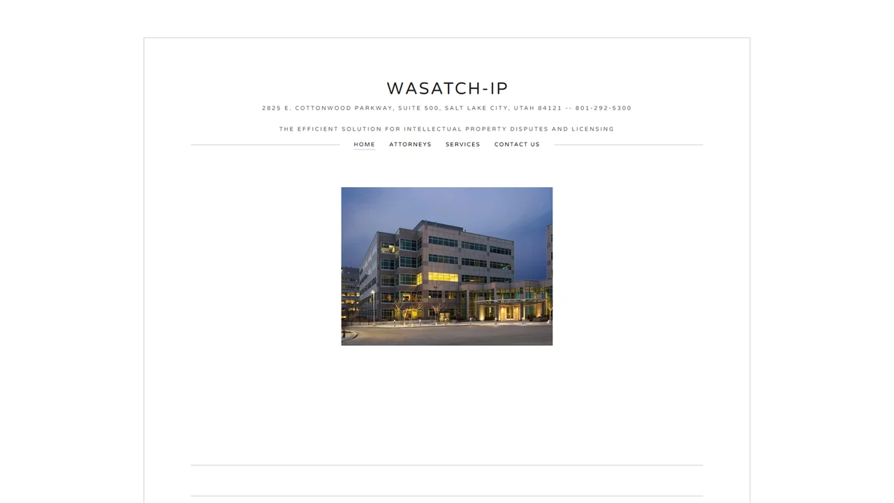 Wasatch-IP - Salt Lake City, UT office in Salt Lake City, Utah