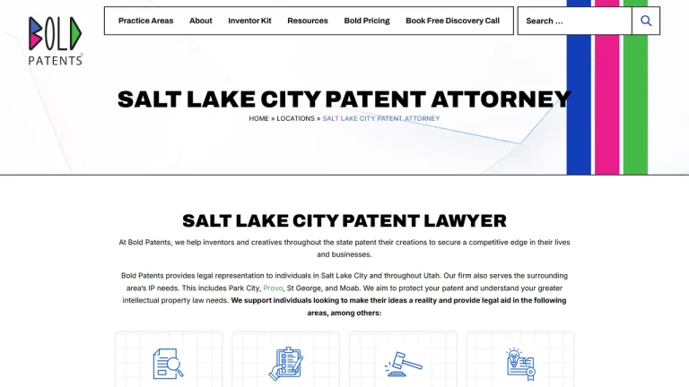 Bold Patents Law Firm - Salt Lake City, UT - Attorney in Salt Lake City