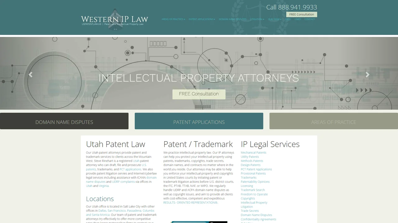 Western IP Law - Utah Patent Attorneys - Salt Lake City, UT office in Salt Lake City, Utah