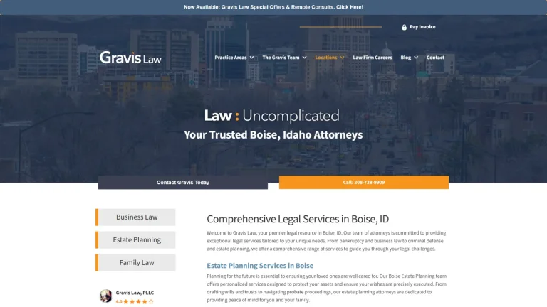 Gravis Law, PLLC Boise, ID - Attorney in Boise