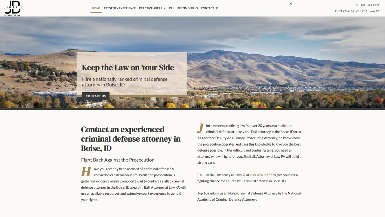 Jim Ball, Attorney at Law PA - Boise, ID office in Boise, Idaho