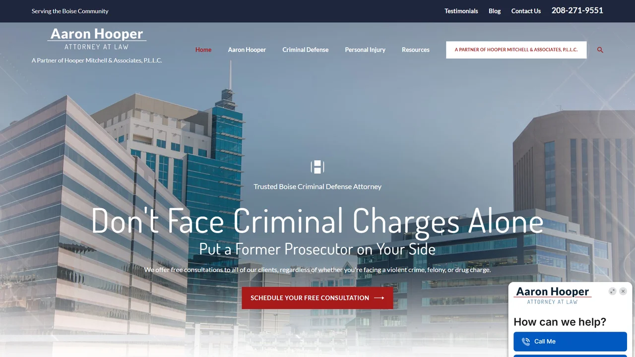 Aaron Hooper, Attorney at Law - Boise, ID office in Boise, Idaho