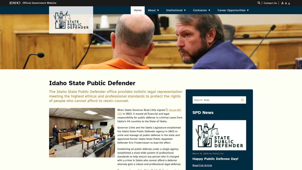 Idaho State Public Defender - Boise, ID office in Boise, Idaho