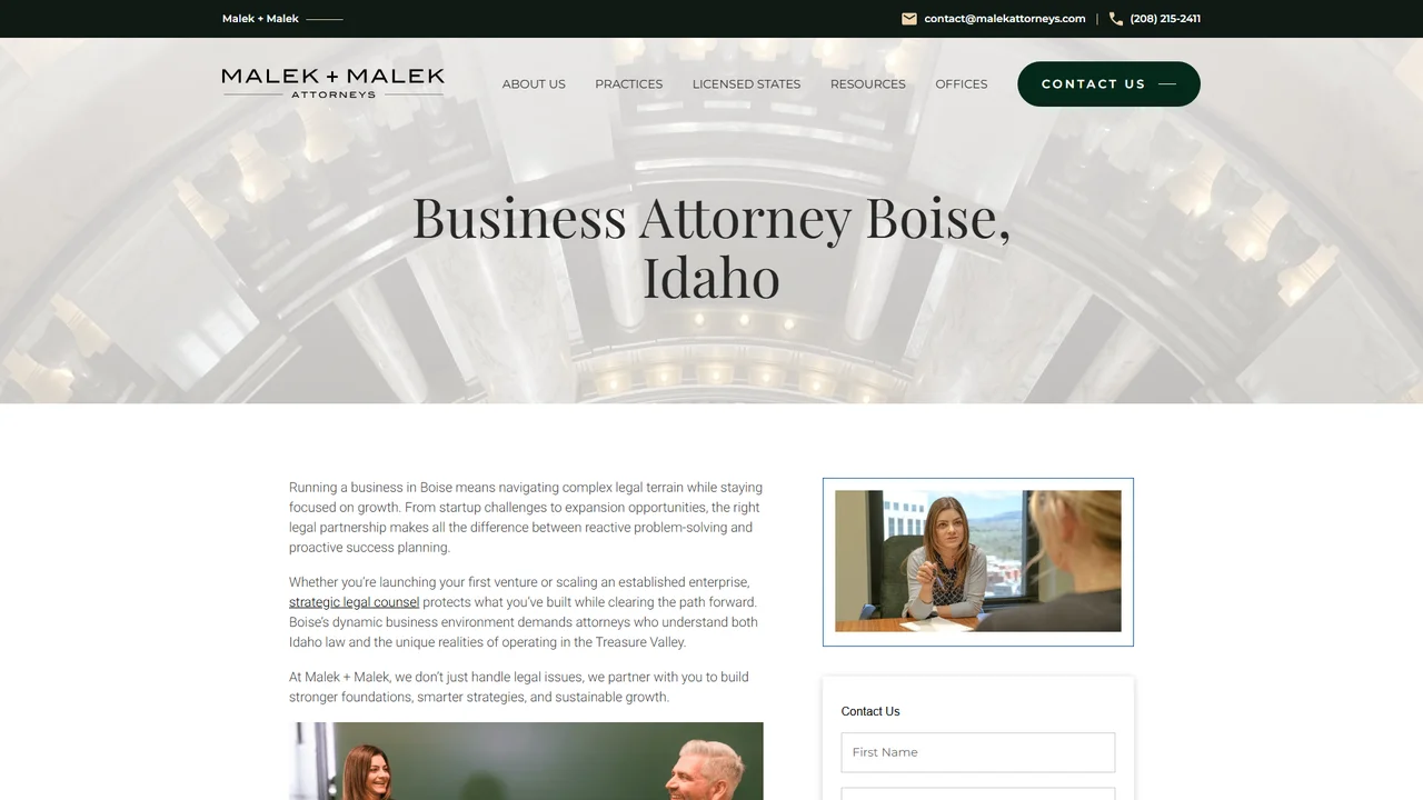Malek + Malek - Boise, ID office in Boise, Idaho