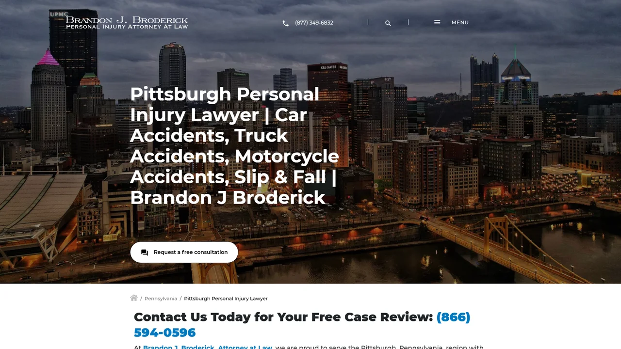 Brandon J. Broderick, Attorney at Law - Pittsburgh, PA office in Pittsburgh, Pennsylvania