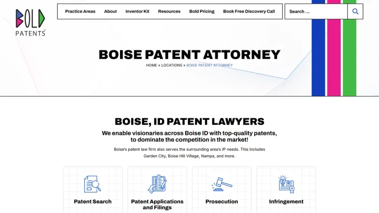 Bold Patents Law Firm - Boise, ID - Attorney in Boise