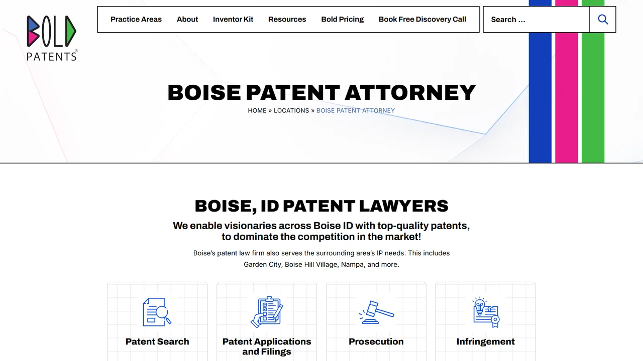 Bold Patents Law Firm - Boise, ID office in Boise, Idaho