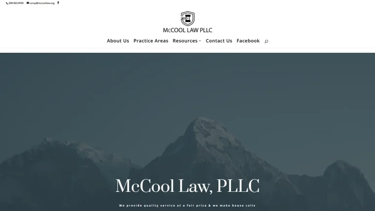 McCool Law, PLLC - Boise, ID - Attorney in Boise