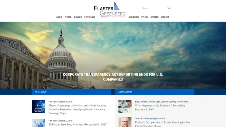 Flaster Greenberg PC - Philadelphia, PA - Attorney in Philadelphia