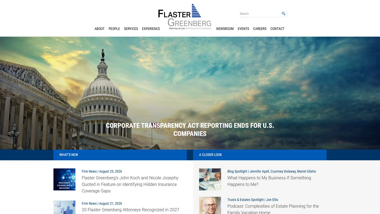Flaster Greenberg PC - Philadelphia, PA office in Philadelphia, Pennsylvania