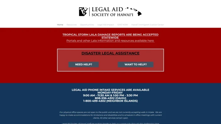 Legal Aid Society of Hawai'i - Honolulu, HI - Attorney in Honolulu