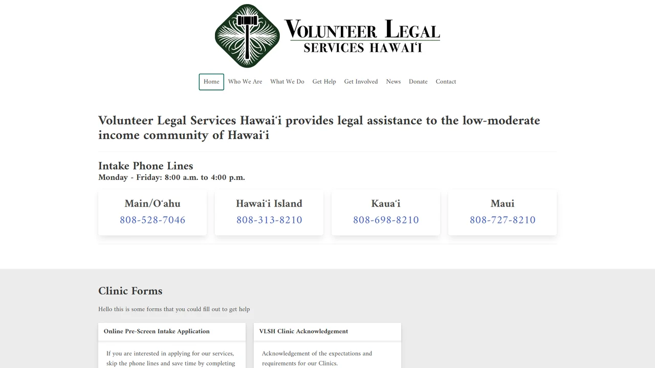 Volunteer Legal Services Hawaii - Honolulu, HI office in Honolulu, Hawaii