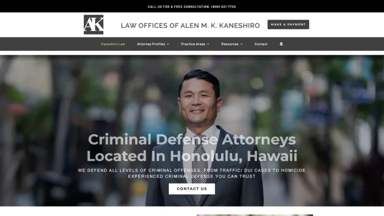 Alen M. K. Kaneshiro Attorney at Law - Honolulu, HI - Attorney in Honolulu