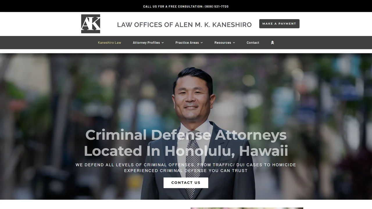 Alen M. K. Kaneshiro Attorney at Law - Honolulu, HI office in Honolulu, Hawaii