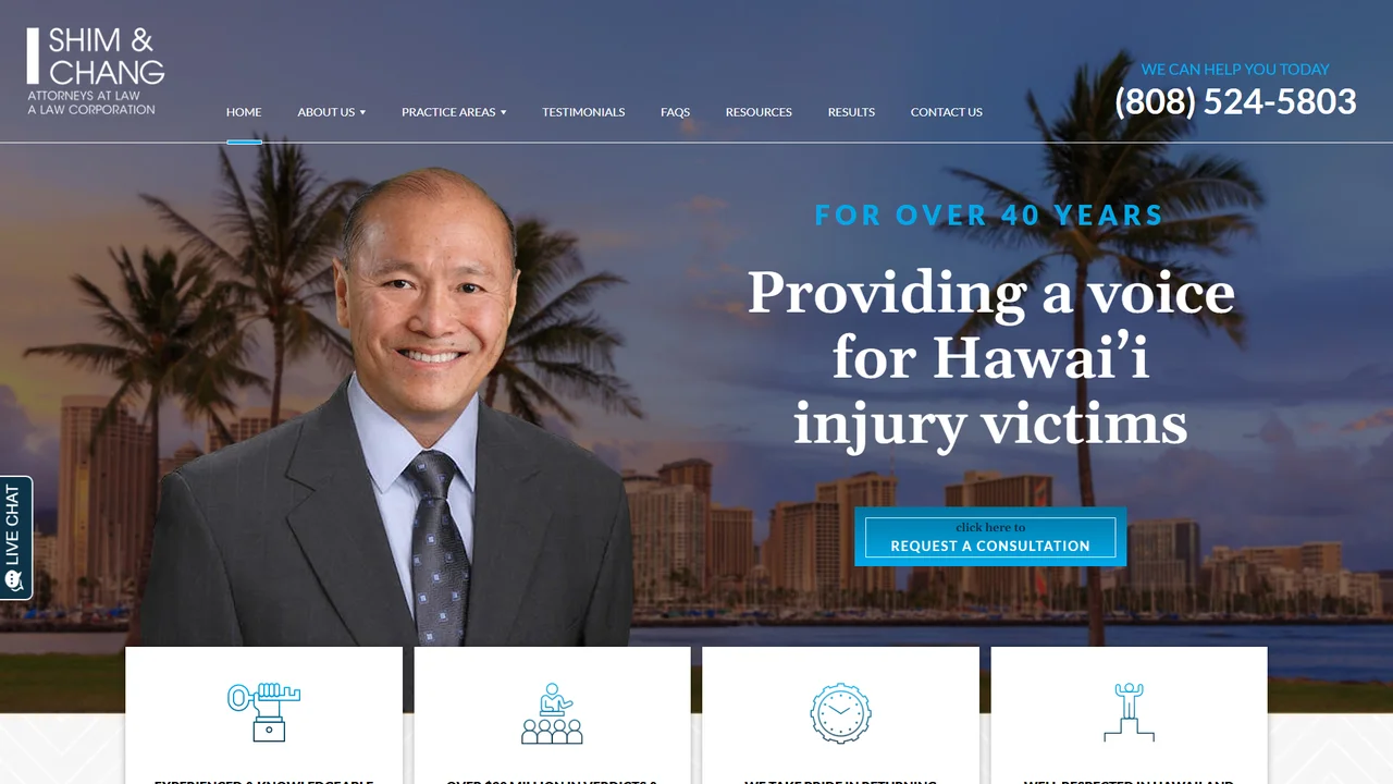 Shim & Chang Attorneys At Law Honolulu, HI office in Honolulu, Hawaii