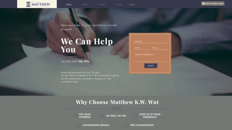 Law Office of Matthew K.W. Wut - Honolulu, HI - Attorney in Honolulu