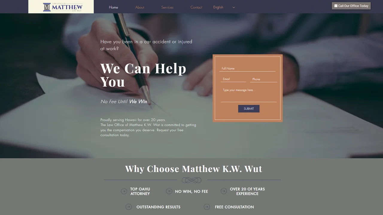 Law Office of Matthew K.W. Wut - Honolulu, HI office in Honolulu, Hawaii