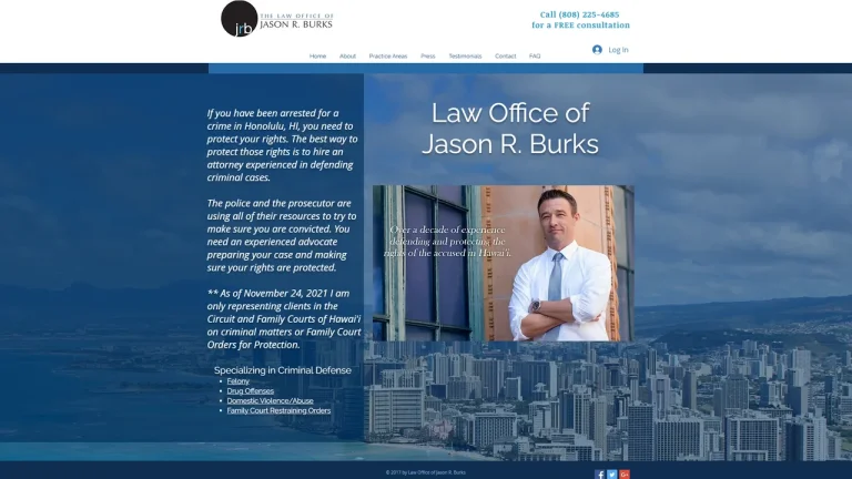 Law Office of Jason R. Burks - Honolulu, HI - Attorney in Honolulu