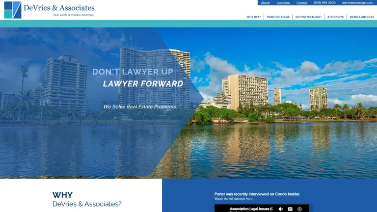 DeVries and Associates - Honolulu, HI - Attorney in Honolulu