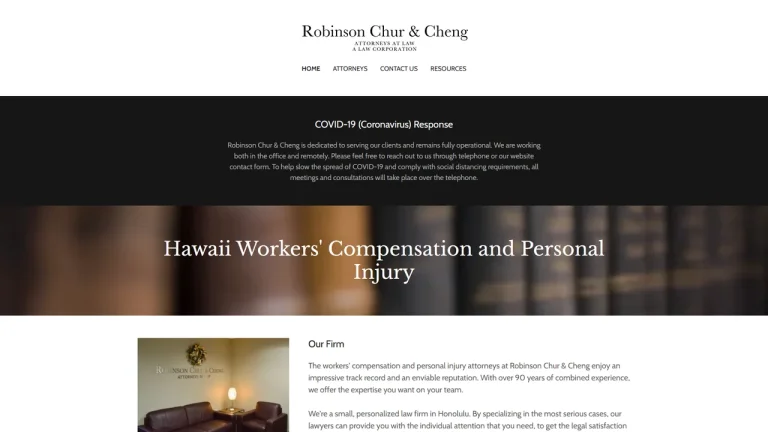 Robinson Chur and Cheng Attorneys at Law - Honolulu, HI - Attorney in Honolulu