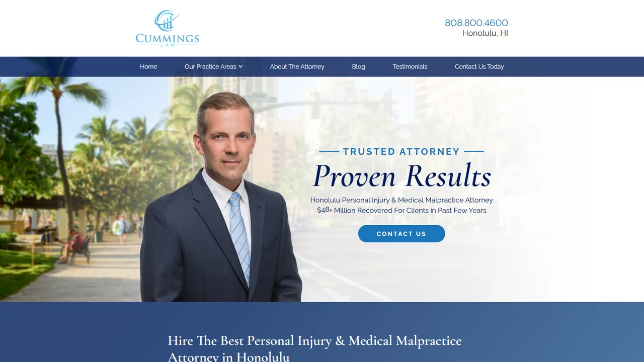 Cummings Injury Law - Honolulu, HI office in Honolulu, Hawaii