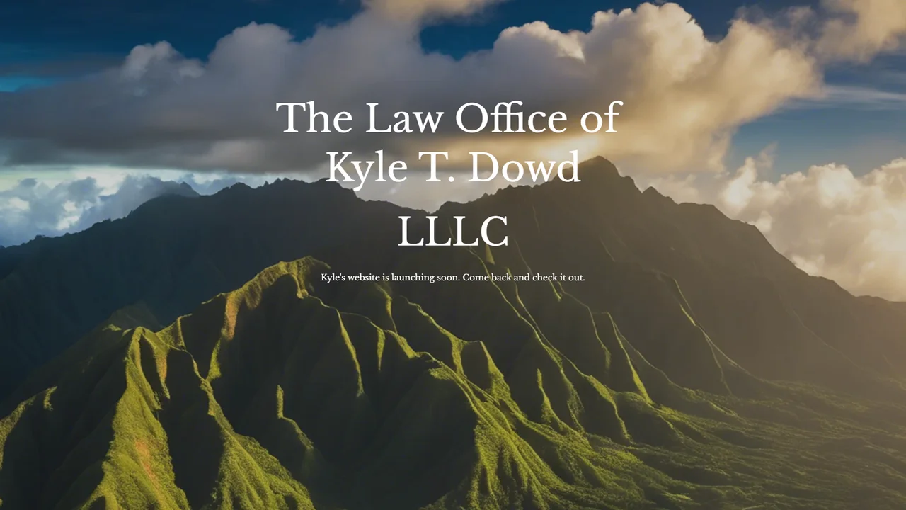 Law Office of Kyle T. Dowd, LLLC - Honolulu, HI office in Honolulu, Hawaii