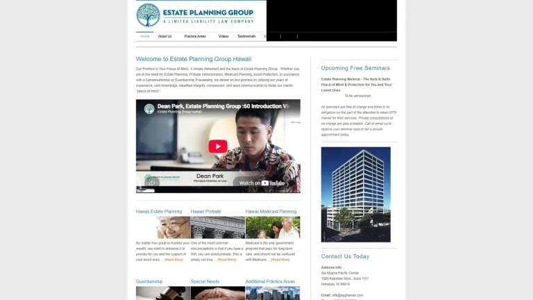 Estate Planning Group - Honolulu, HI - Attorney in Honolulu