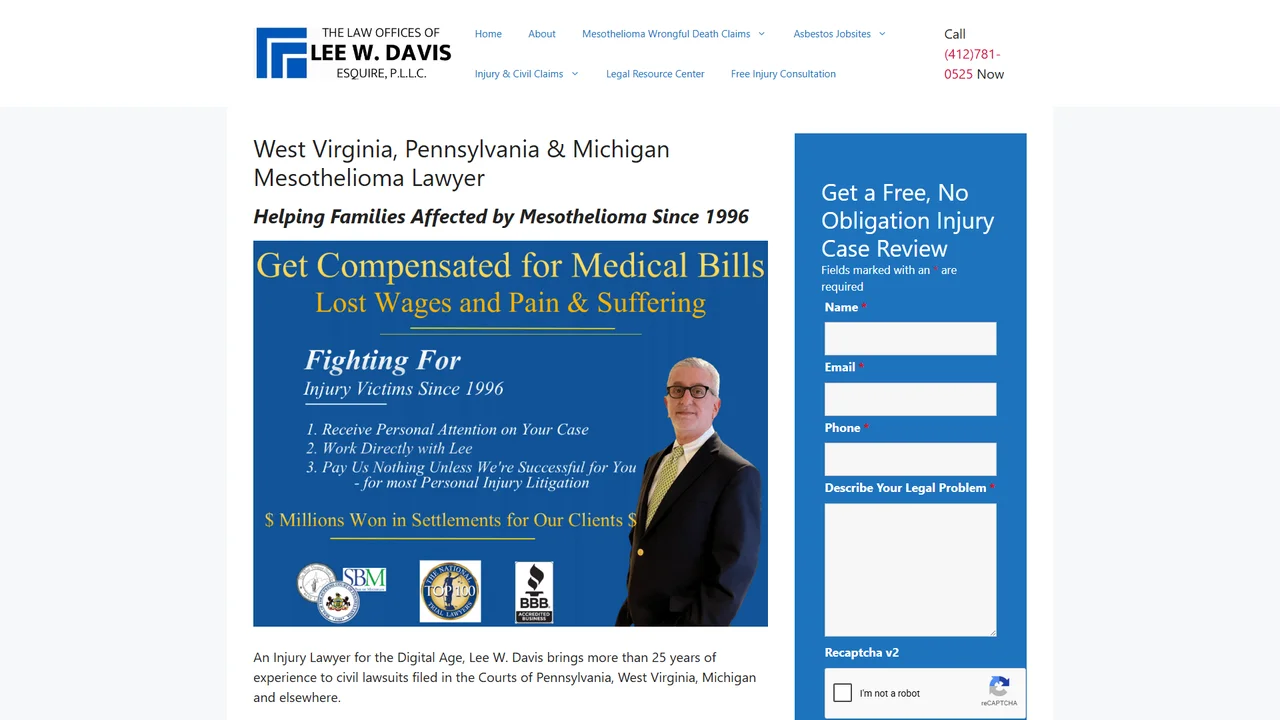 Law Offices of Lee W. Davis, Esquire, L.L.C. - Pittsburgh, PA office in Pittsburgh, Pennsylvania