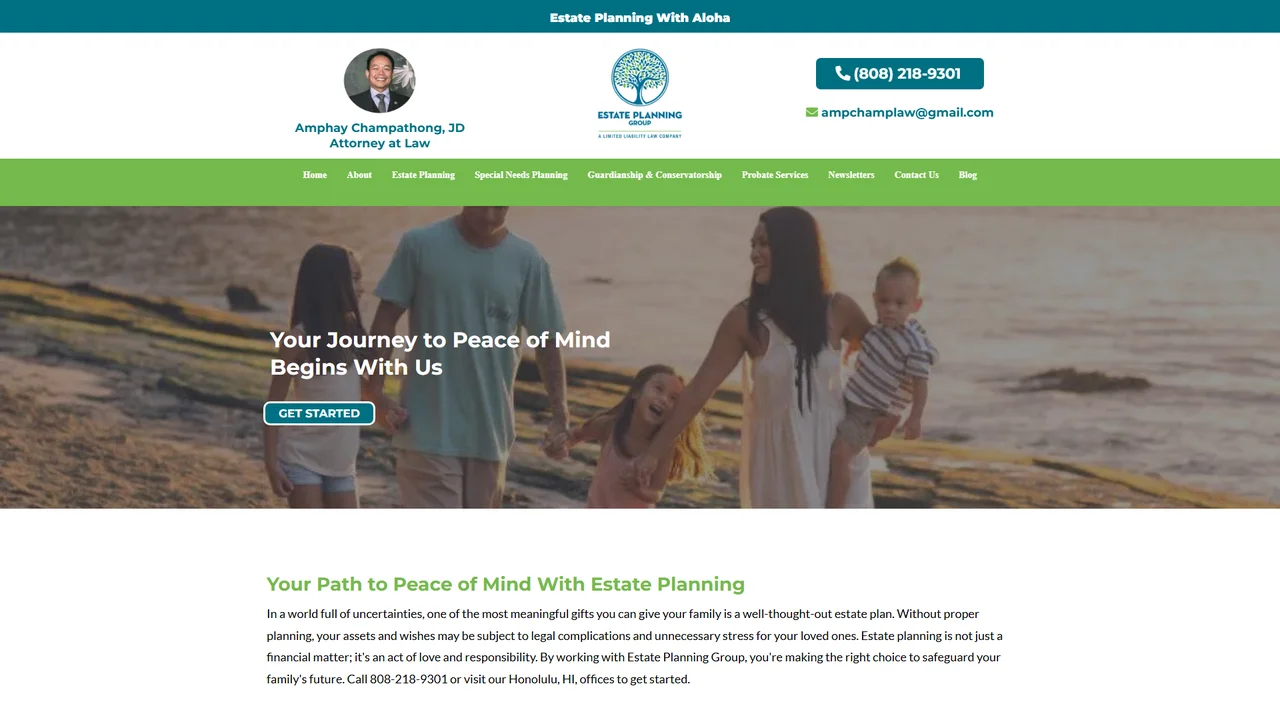 Amphay Champathong, JD Estate Planning Group - Honolulu, HI office in Honolulu, Hawaii