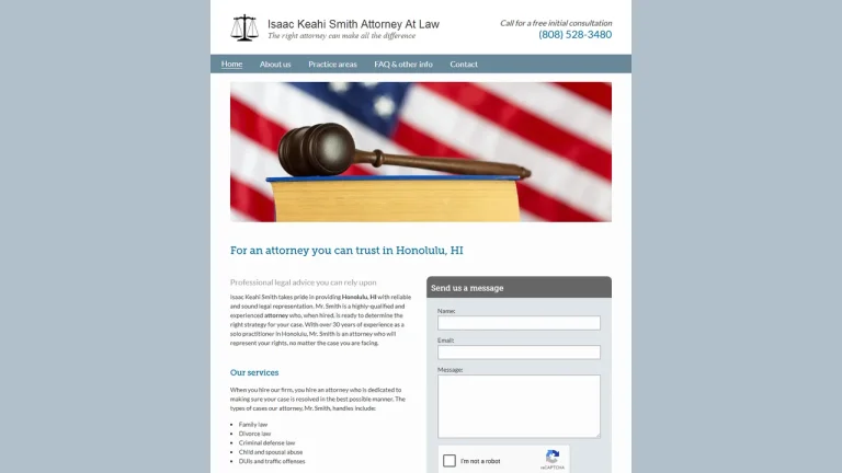 Isaac Keahi Smith Attorney At Law - Honolulu, HI - Attorney in Honolulu