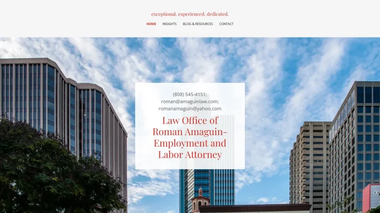 Law Office of Roman Amaguin - Honolulu, HI - Attorney in Honolulu