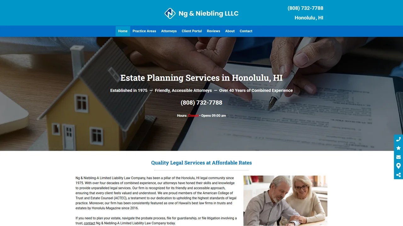Ng and Niebling-A Limited Liability Law Company - Honolulu, HI office in Honolulu, Hawaii