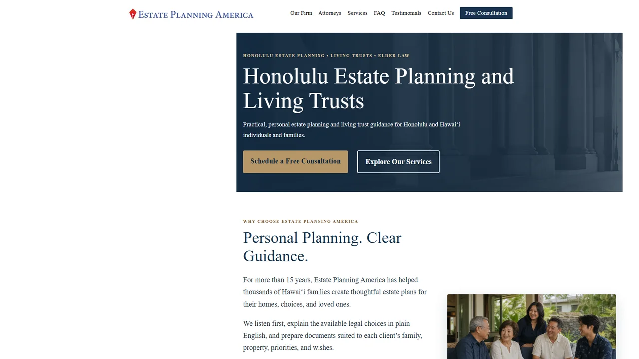 Estate Planning America, LLLC - Honolulu, HI office in Honolulu, Hawaii