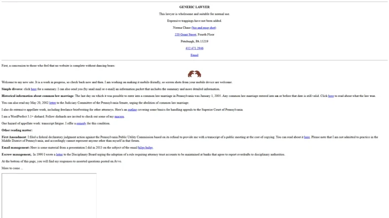 Generic Lawyer - Pittsburgh, PA - Attorney in Pittsburgh