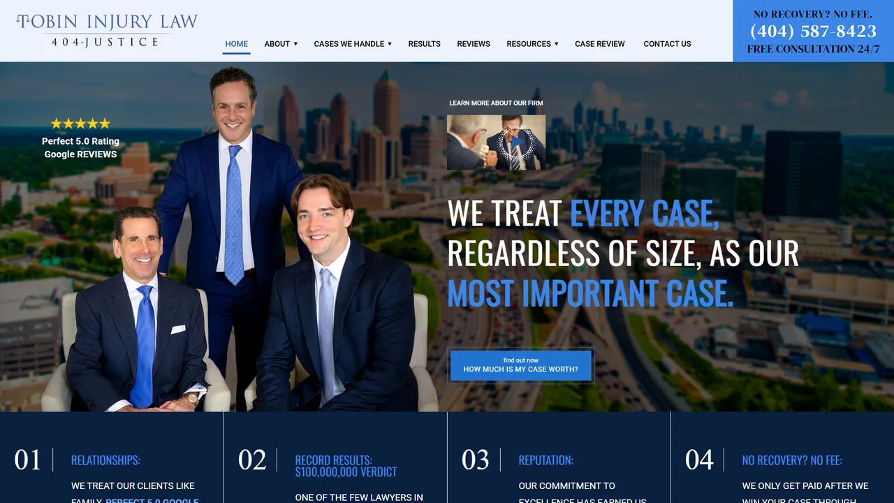 Tobin Injury Law - Atlanta, GA office in Atlanta, Georgia