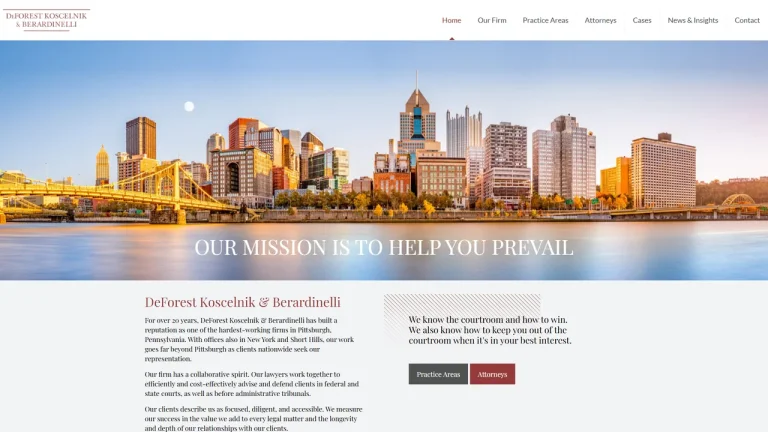 Deforest Law Firm - Pittsburgh, PA - Attorney in Pittsburgh