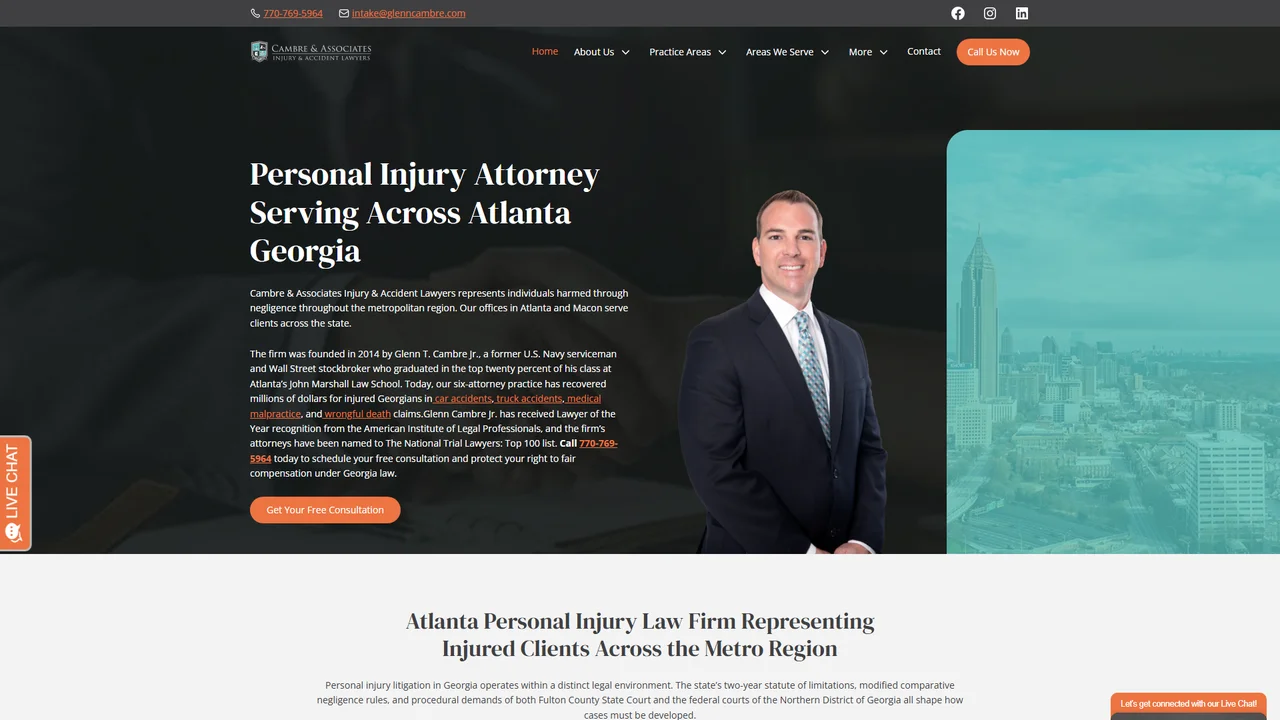 Cambre and Associates Injury and Accident Lawyers - Atlanta, GA office in Atlanta, Georgia