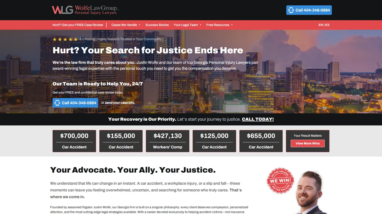 Wolfe Law Group Personal Injury Lawyers - Atlanta, GA office in Atlanta, Georgia