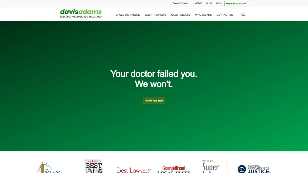 Davis Adams Medical Malpractice Attorneys - Atlanta, GA office in Atlanta, Georgia