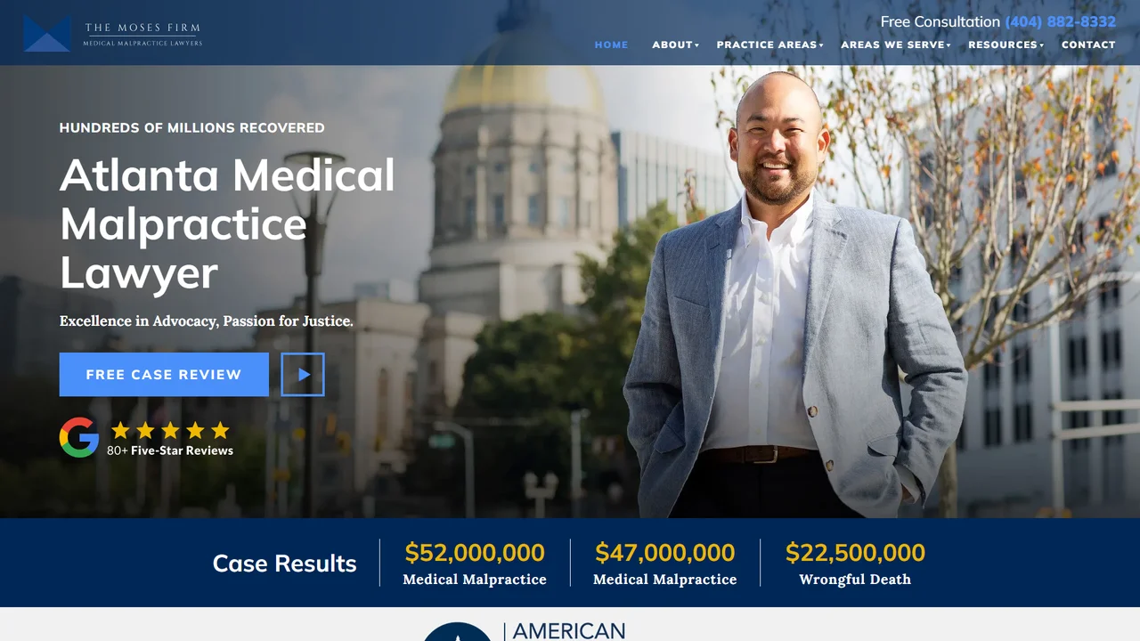 The Moses Firm: Medical Malpractice Lawyers - Atlanta, GA office in Atlanta, Georgia
