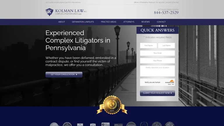 Kolman Law P.C. - Pittsburgh, PA - Attorney in Pittsburgh