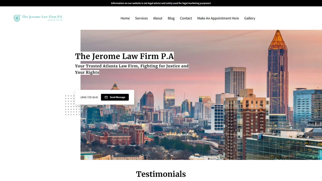 The Jerome Law Firm PA - Atlanta, GA office in Atlanta, Georgia