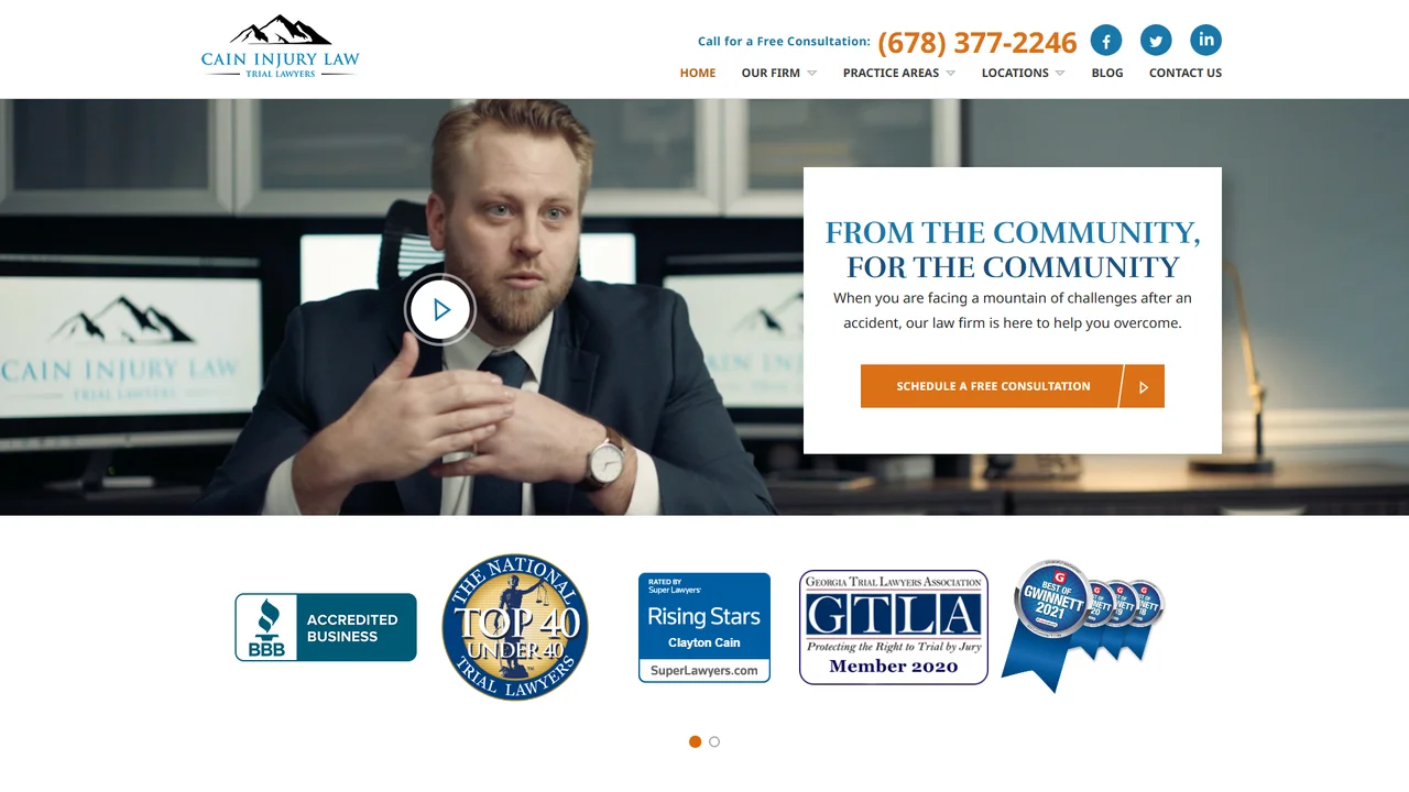 Cain Injury Law - Atlanta, GA office in Atlanta, Georgia