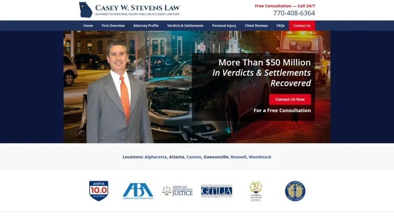 Casey Stevens Law: Atlanta Personal Injury Lawyers and Car Accident Attorneys - Atlanta, GA - Attorney in Atlanta