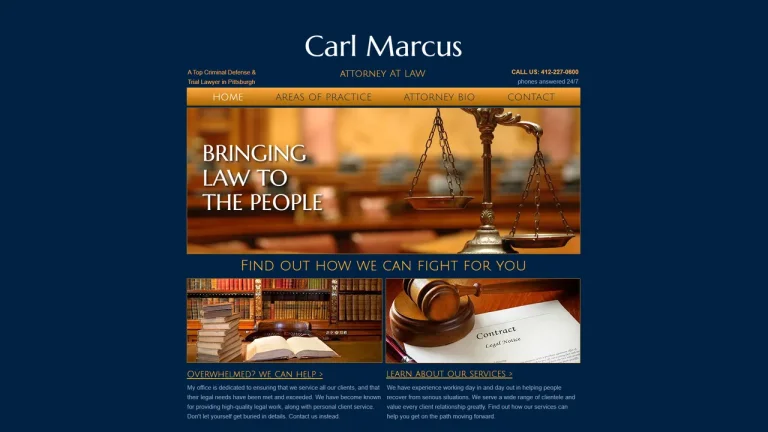 Carl Marcus Law - Pittsburgh, PA - Attorney in Pittsburgh