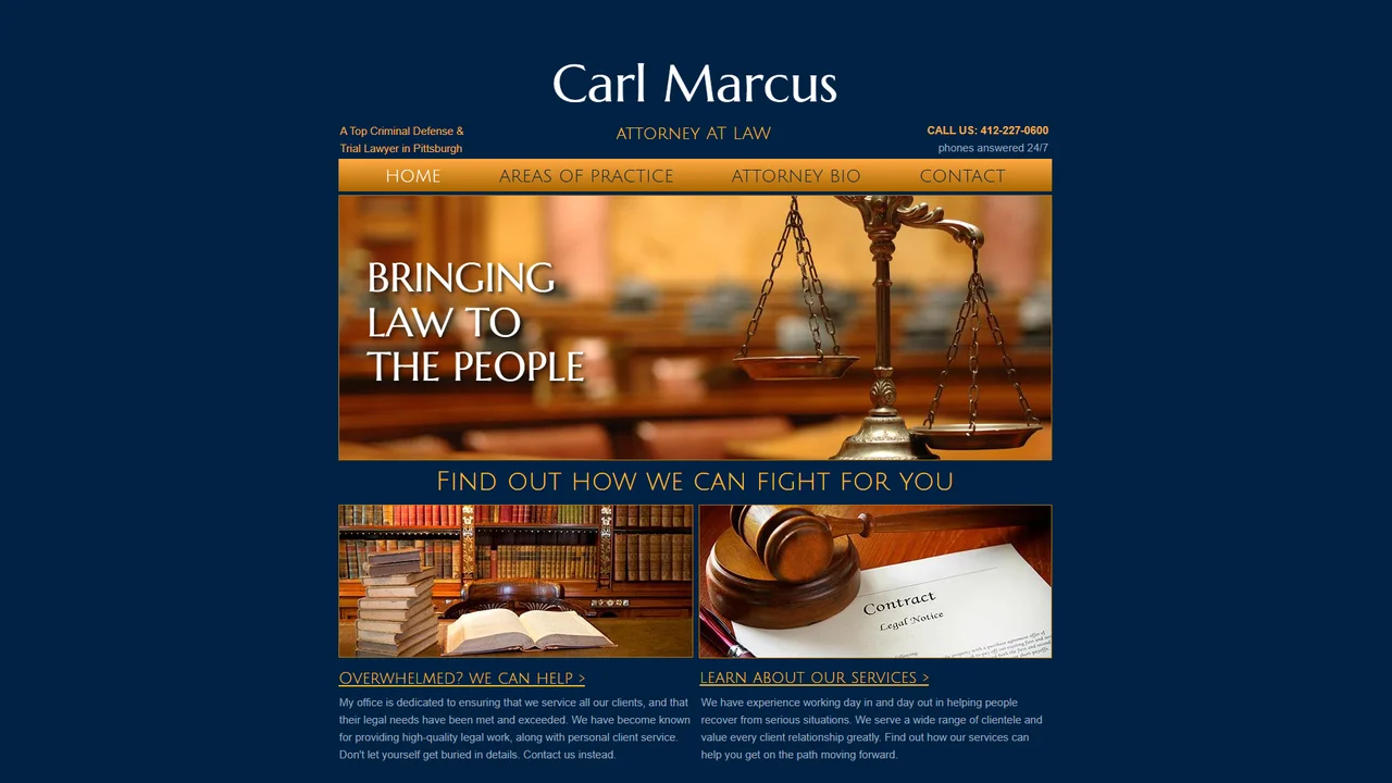 Carl Marcus Law - Pittsburgh, PA office in Pittsburgh, Pennsylvania