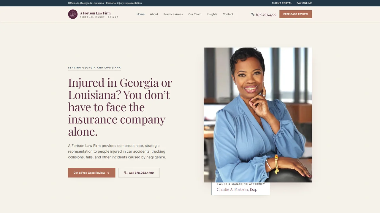 A Fortson Law Firm, LLC - Atlanta, GA office in Atlanta, Georgia