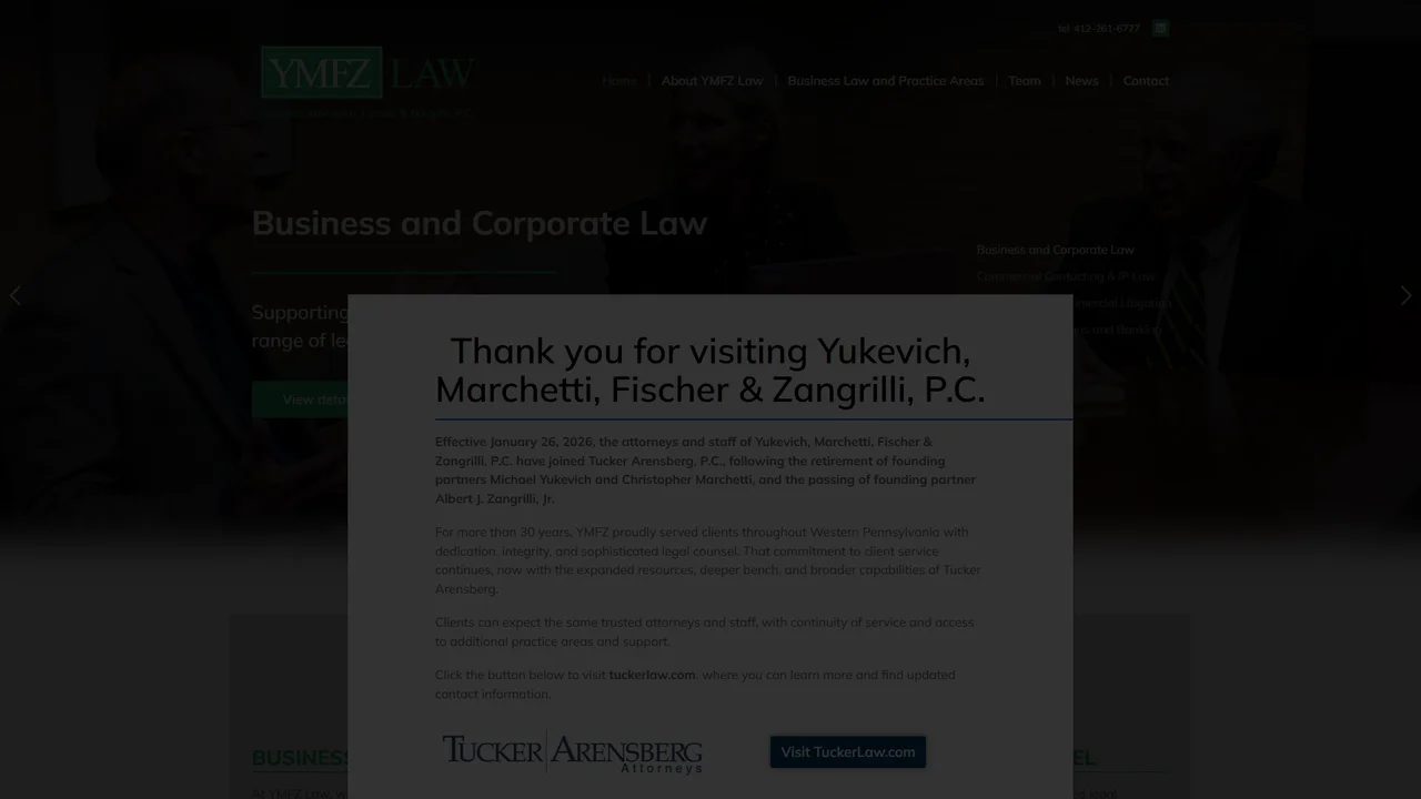 Yukevich Marchetti Fischer & Zangrilli, P.C. - Pittsburgh, PA office in Pittsburgh, Pennsylvania