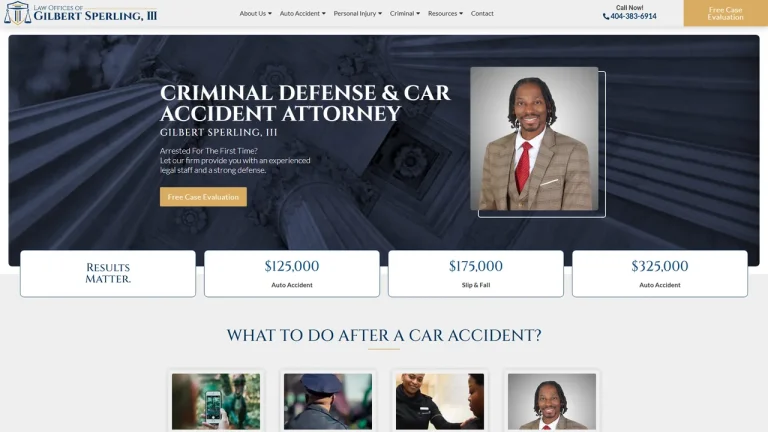 Law Offices Of Gilbert Sperling III - ATTORNEY GIL - Atlanta, GA - Attorney in Atlanta