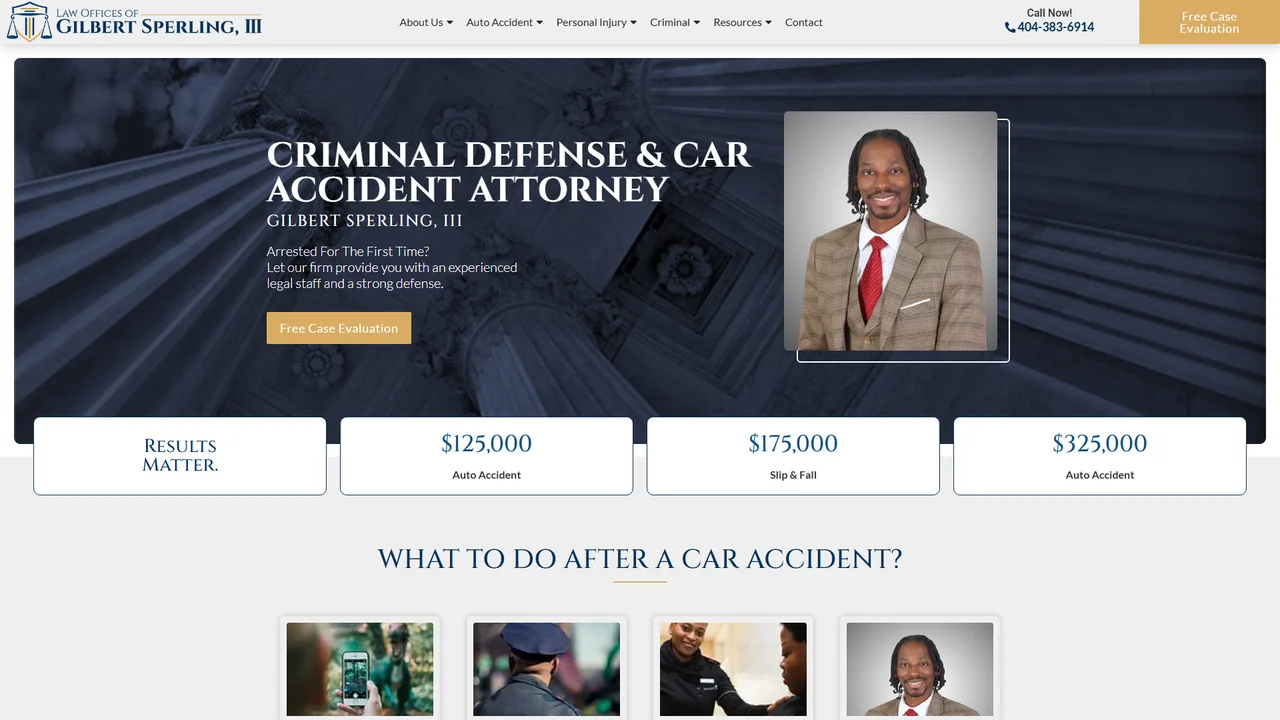 Law Offices Of Gilbert Sperling III - ATTORNEY GIL - Atlanta, GA office in Atlanta, Georgia